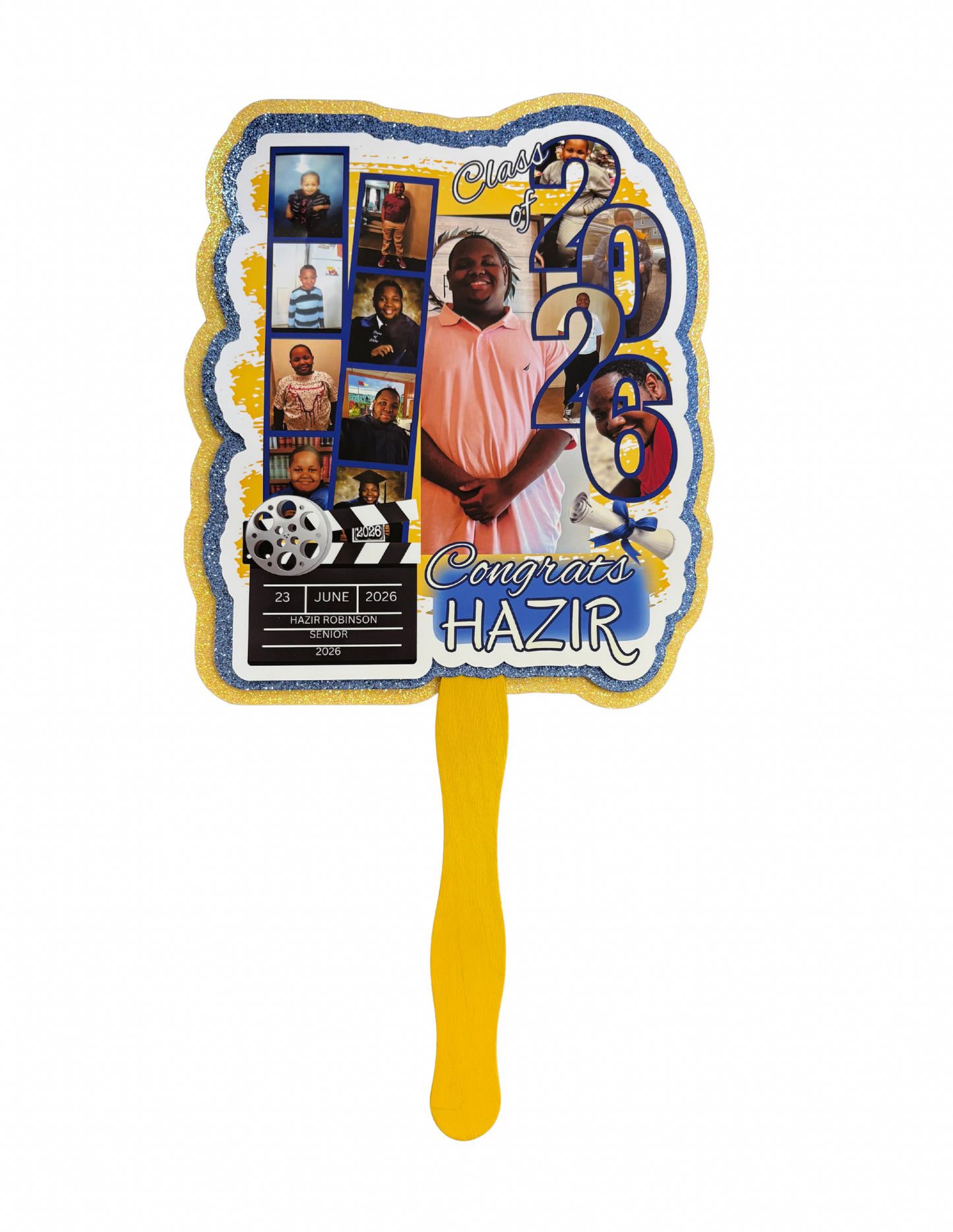 Custom Graduation Keepsake Fan